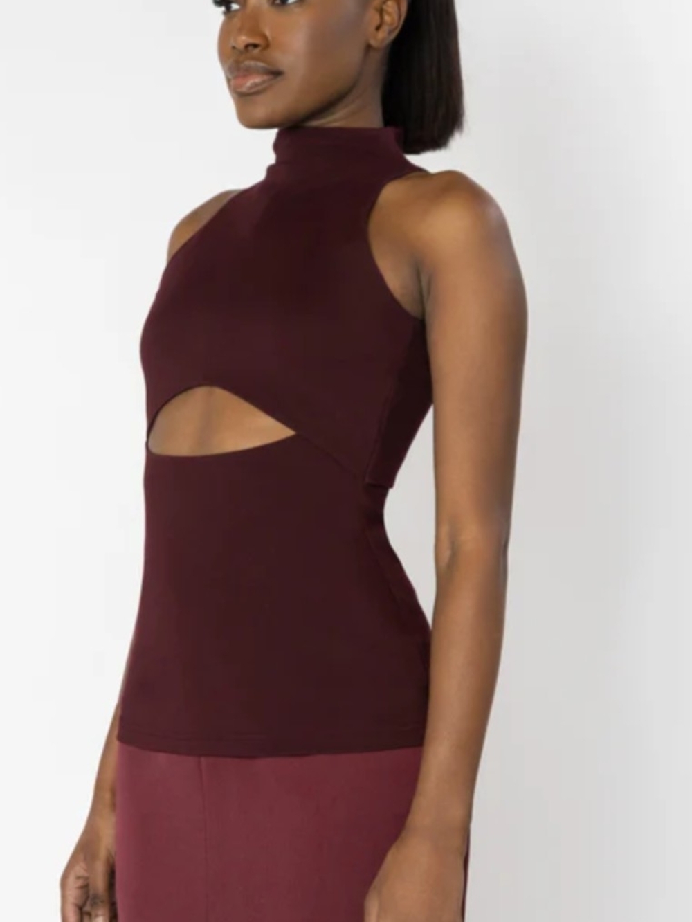 Israella Kobla Terasu Halter Cut-out Knit Top - Size S